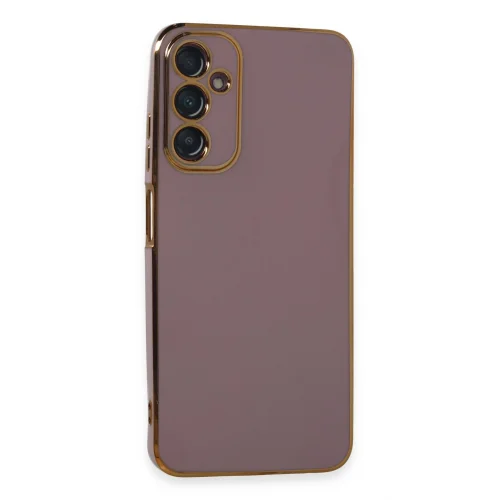 Mey İthalat®  Samsung Galaxy A05S Kılıf Volet Silikon - Mor