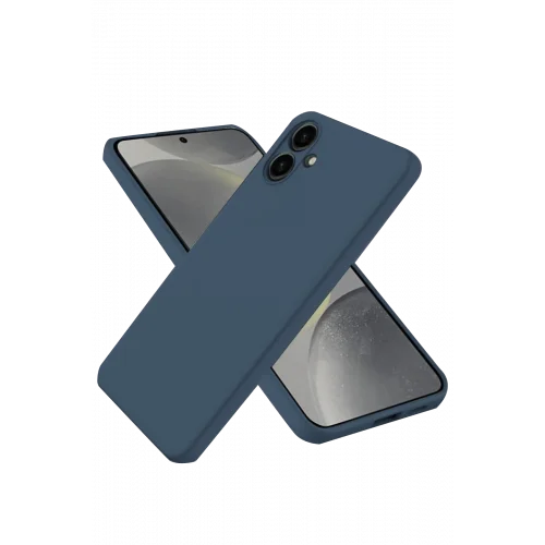 Mey İthalat®  Samsung Galaxy A06 Kılıf First Silikon - Lacivert