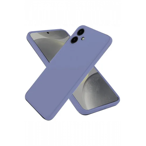Mey İthalat®  Samsung Galaxy A06 Kılıf First Silikon - Lila