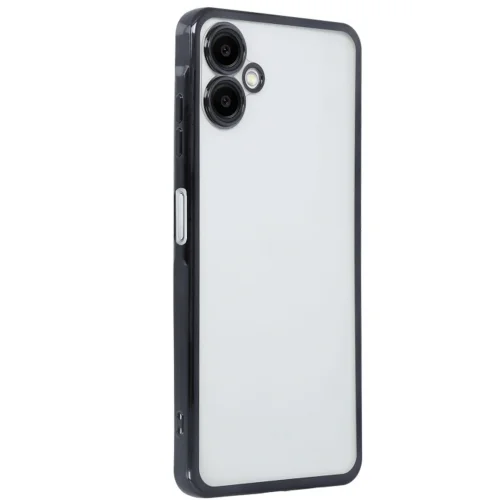 Mey İthalat®  Samsung Galaxy A06 Kılıf  Lensli Silikon - Siyah