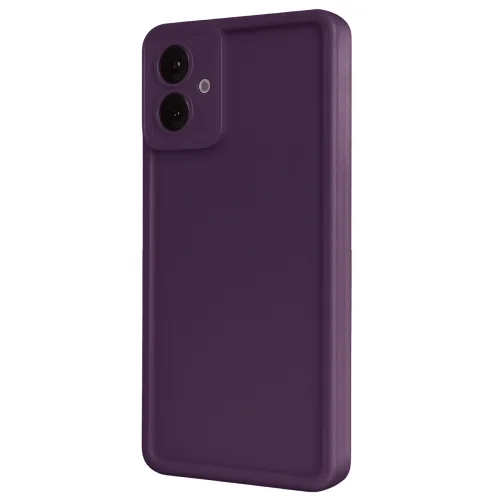 Mey İthalat®  Samsung Galaxy A07 4G Viera Silikon - Mürdüm