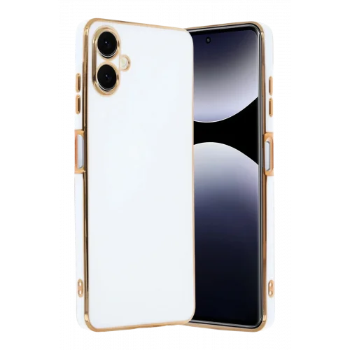 Mey İthalat®  Samsung Galaxy A07 4G Volet Silikon - Beyaz