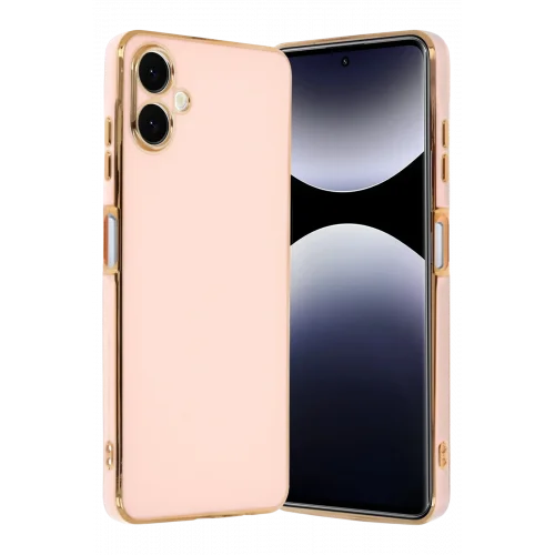 Mey İthalat®  Samsung Galaxy A07 4G Volet Silikon - Pembe