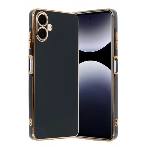 Mey İthalat®  Samsung Galaxy A07 4G Volet Silikon - Siyah