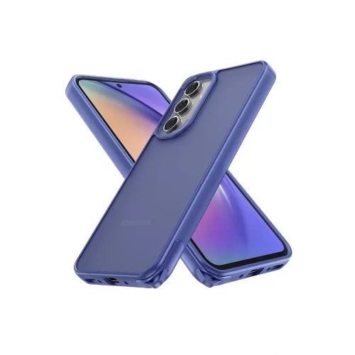 Mey İthalat®  Samsung Galaxy A14 4G Kılıf Elegant Kapak - Açık Mavi