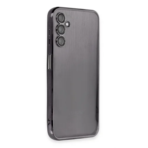 Mey İthalat®  Samsung Galaxy A14 4G Kılıf  Lensli Silikon - Siyah