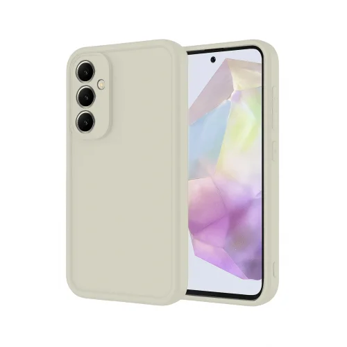Mey İthalat®  Samsung Galaxy A17 5G Viera Silikon - Krem