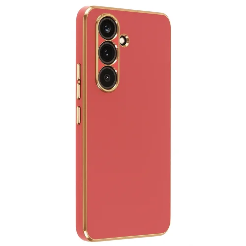 Mey İthalat®  Samsung Galaxy A17 5G Volet Silikon - Kırmızı