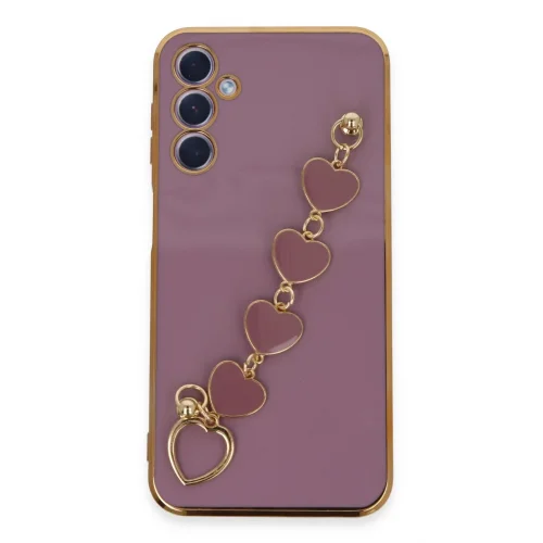 Mey İthalat®  Samsung Galaxy A24 4G Kılıf Esila Silikon - Mor