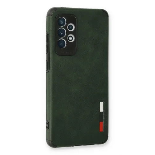 Mey İthalat®  Samsung Galaxy A33 5G Kılıf Loop Deri Silikon - Yeşil