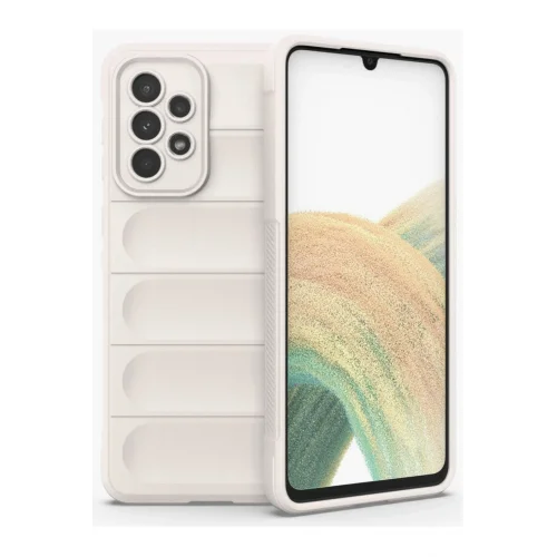 Mey İthalat®  Samsung Galaxy A33 5G Kılıf Optimum Silikon - Krem