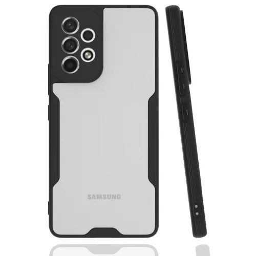 Mey İthalat®  Samsung Galaxy A33 5G Kılıf Platin Silikon - Siyah