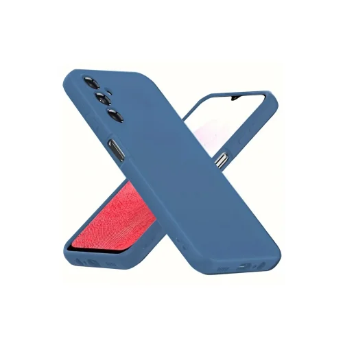 Mey İthalat®  Samsung Galaxy A34 5G Kılıf First Silikon - Mavi