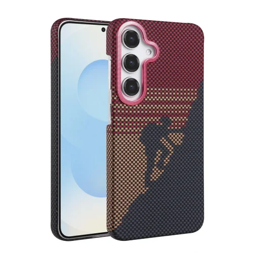 Mey İthalat®  Samsung Galaxy A34 5G Vega Magsafe Kapak - Kırmızı