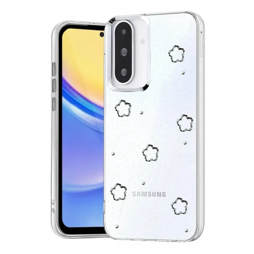 Mey İthalat®  Samsung Galaxy A36 Fiyonk Desenli Kapak - Desen 8