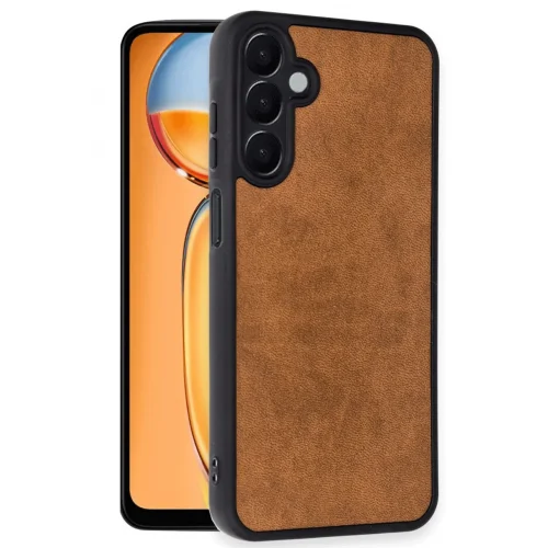 Mey İthalat®  Samsung Galaxy A36 Kılıf Aras Deri Kapak - Taba