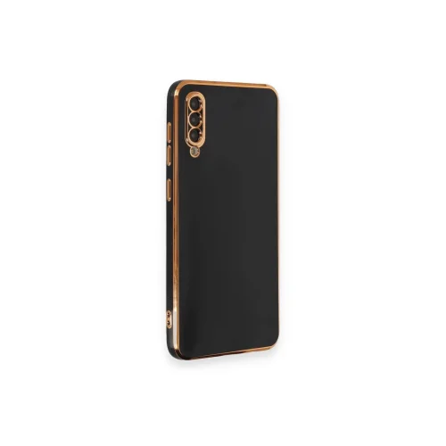 Mey İthalat®  Samsung Galaxy A50 Kılıf Volet Silikon - Siyah