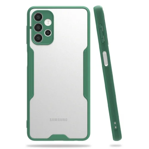 Mey İthalat®  Samsung Galaxy A52 Kılıf Platin Silikon - Yeşil