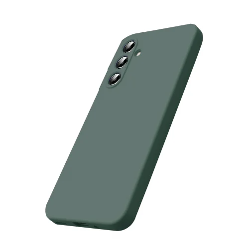 Mey İthalat®  Samsung Galaxy A57 5G First Silikon - Koyu Yeşil