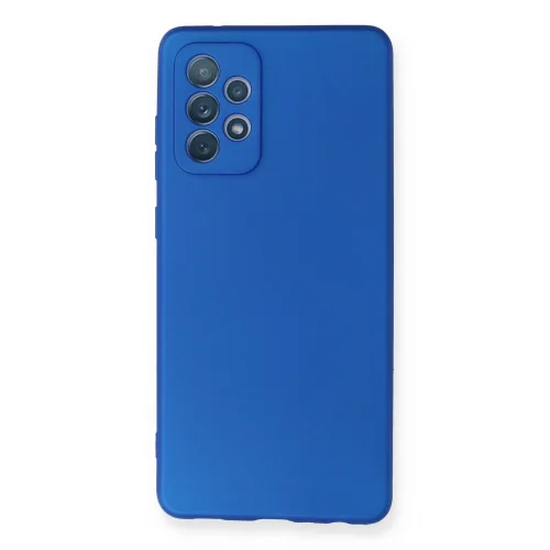 Mey İthalat®  Samsung Galaxy A72 Kılıf First Silikon - Mavi