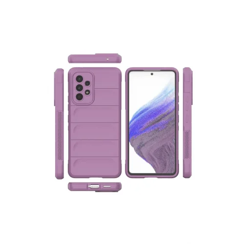 Mey İthalat®  Samsung Galaxy A73 5G Kılıf Optimum Silikon - Mor