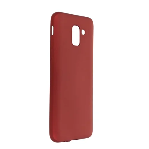 Mey İthalat®  Samsung Galaxy J6 Kılıf First Silikon - Bordo