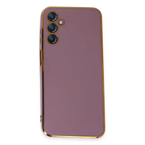 Mey İthalat®  Samsung Galaxy M14 5G Kılıf Volet Silikon - Mor