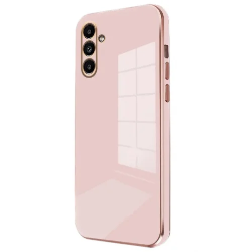 Mey İthalat®  Samsung Galaxy M15 Kılıf Volet Silikon - Pembe