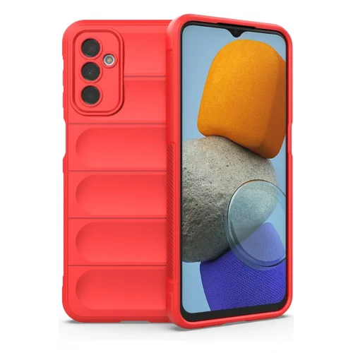 Mey İthalat®  Samsung Galaxy M23 Kılıf Optimum Silikon - Kırmızı