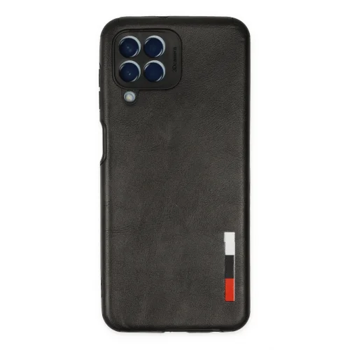 Mey İthalat®  Samsung Galaxy M33 Kılıf Loop Deri Silikon - Siyah