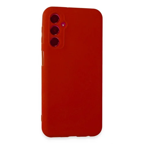 Mey İthalat®  Samsung Galaxy M34 5G Kılıf First Silikon - Kırmızı