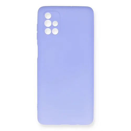 Mey İthalat®  Samsung Galaxy M51 Kılıf First Silikon - Lila