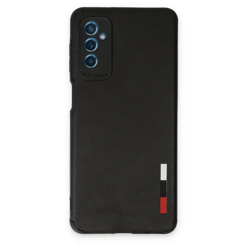 Mey İthalat®  Samsung Galaxy M52 5G Kılıf Loop Deri Silikon - Siyah