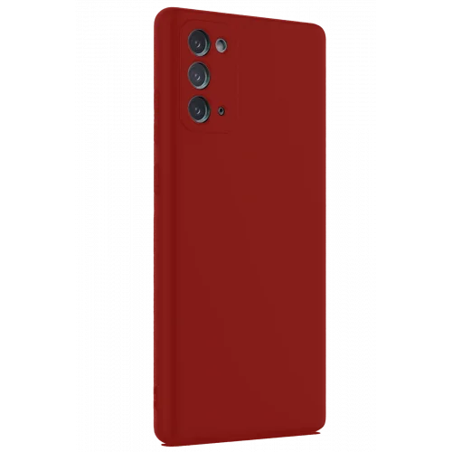 Mey İthalat®  Samsung Galaxy Note 20 Kılıf First Silikon - Bordo