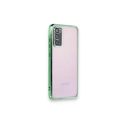 Mey İthalat®  Samsung Galaxy S20 FE Kılıf  Lensli Silikon - Yeşil