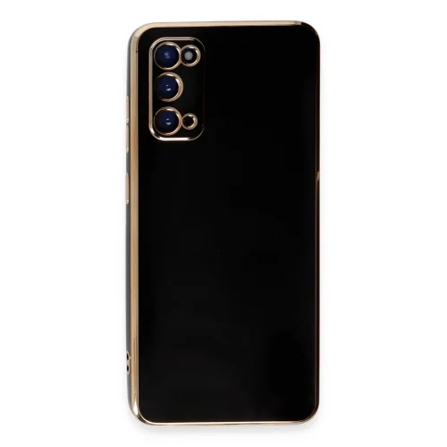 Mey İthalat®  Samsung Galaxy S20 Kılıf Volet Silikon - Siyah