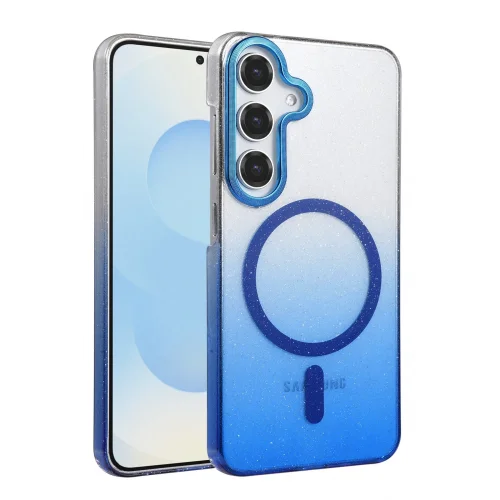 Mey İthalat®  Samsung Galaxy S23 FE Glossy Magsafe Kapak - Mavi