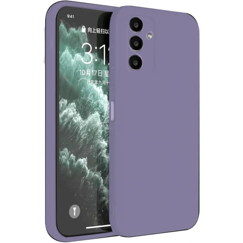 Mey İthalat®  Samsung Galaxy S23 FE Kılıf First Silikon - Lila