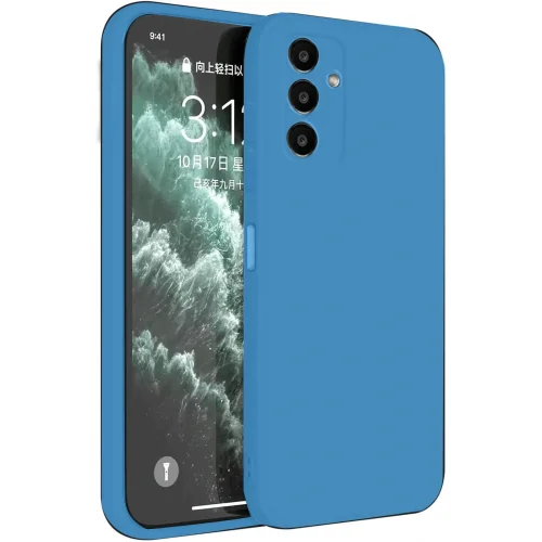 Mey İthalat®  Samsung Galaxy S23 FE Kılıf First Silikon - Mavi