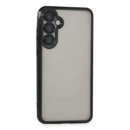 Mey İthalat®  Samsung Galaxy S23 FE Kılıf  Lensli Silikon - Siyah