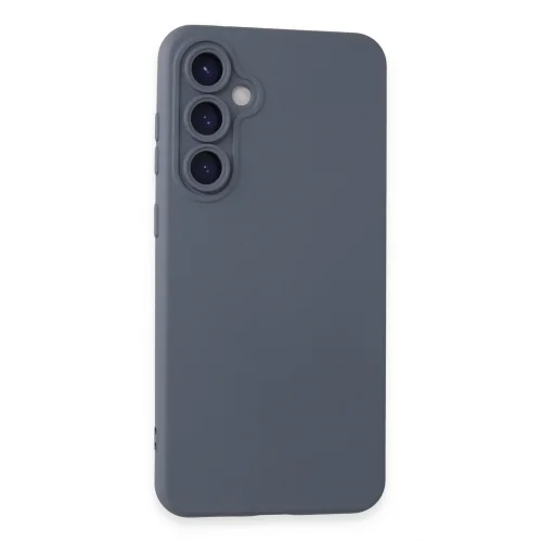 Mey İthalat®  Samsung Galaxy S23 FE Kılıf Nano içi Kadife Silikon - Gri