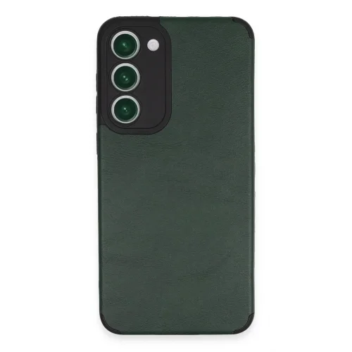 Mey İthalat®  Samsung Galaxy S23 Plus Kılıf Loop Deri Silikon - Yeşil