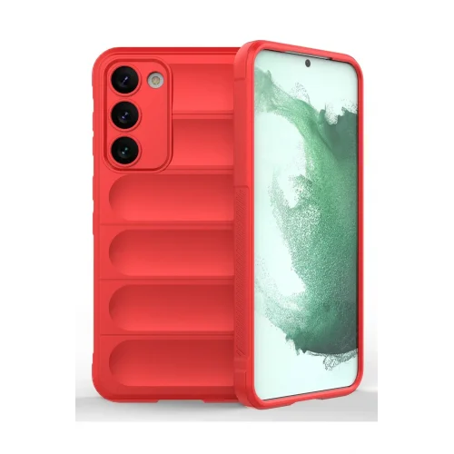 Mey İthalat®  Samsung Galaxy S23 Plus Kılıf Optimum Silikon - Kırmızı