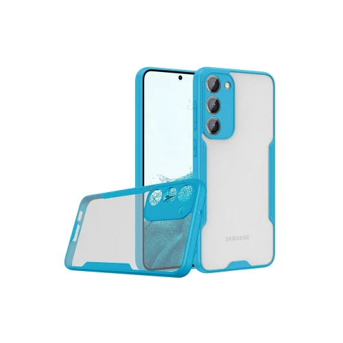 Mey İthalat®  Samsung Galaxy S23 Plus Kılıf Platin Silikon - Mavi