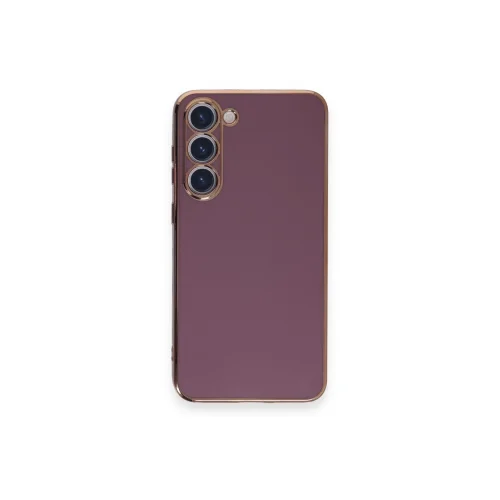 Mey İthalat®  Samsung Galaxy S23 Plus Kılıf Volet Silikon - Mor