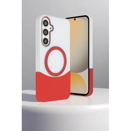 Mey İthalat®  Samsung Galaxy S24 FE Velar Magsafe Kapak - Siyah