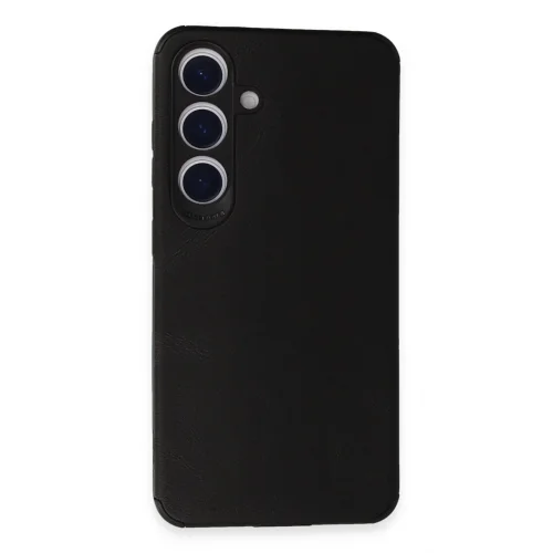 Mey İthalat®  Samsung Galaxy S24 Kılıf Loop Deri Silikon - Siyah