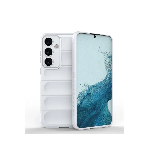 Mey İthalat®  Samsung Galaxy S24 Kılıf Optimum Silikon - Krem
