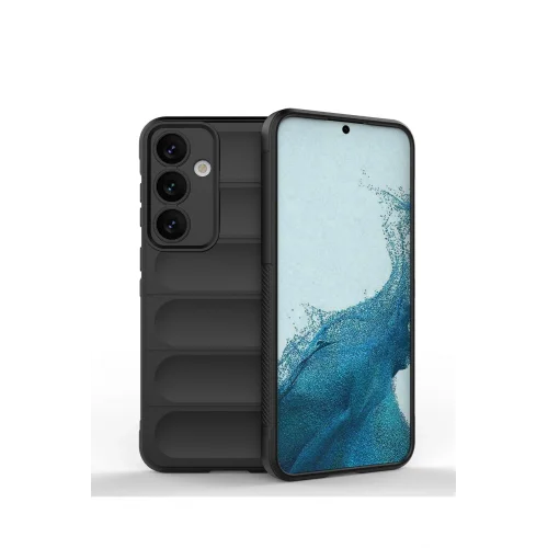 Mey İthalat®  Samsung Galaxy S24 Kılıf Optimum Silikon - Siyah