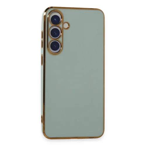 Mey İthalat®  Samsung Galaxy S24 Plus Kılıf Volet Silikon - Açık Yeşil